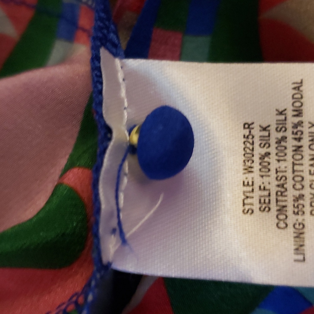 Artisy Celestial XXL Johnny Was Boho Retro Silk Hippie Shift Mini Dress New - Picture 6 of 7